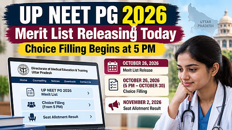 UP NEET PG 2026 Merit List 