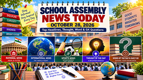 School Assembly News Today, October 28, 2026