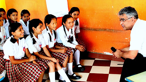 Rohit Kumar spends a lot of time teaching