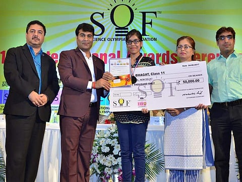 Chetna Bhagat was awarded Rank 3 for the International Company Secretaries Olympiad