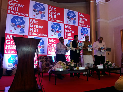 At the launch of Rajiv Mehrishi's book,  India 2017 Yearbook