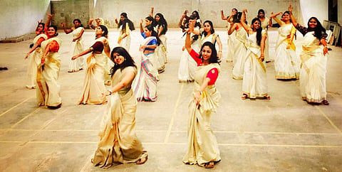 Sheril G Kadavan in her video that's crossed 8 million views