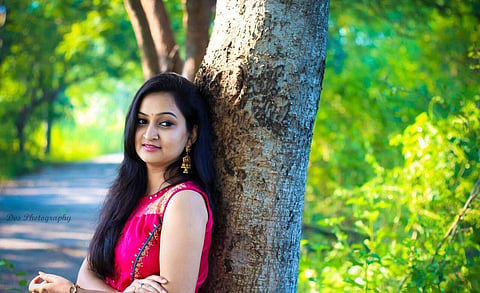 Sruthi Reddy Rapolu loves singing and she acts as well