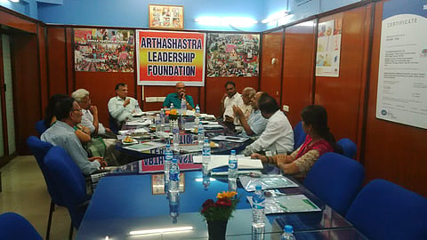 Some of the advisers of the foundation  Pic: K Ramasubramanian
