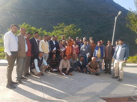 On October 25, IIT Mandi’s Centre for Innovative Technology for the Himalayan Region organised a workshop on eco-friendly utilisation of pine needle (PC: IIT Mandi)