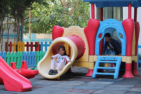 With centres in 12 cities across India, Footprints Childcare has developed its own smartphone app, ParentConnect (Pic: Footprints)