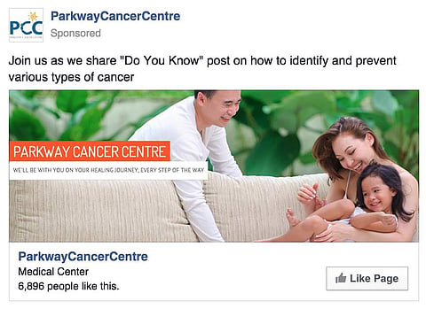 Online ads pertaining to cancer awareness on Facebook help users detect the signs early on (Pic: Google Images)