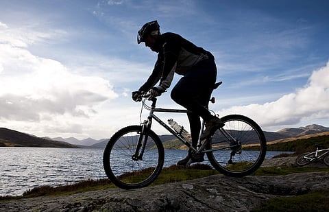 Four students along with their professor are on a mission to protest against child abuse through a cycle ride. Representative image