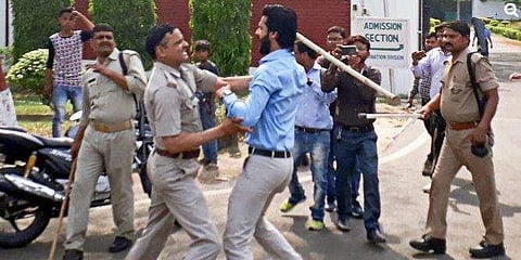 AMU has been witnessing regular clashes amid the Jinaah-portrait controversy | PTI