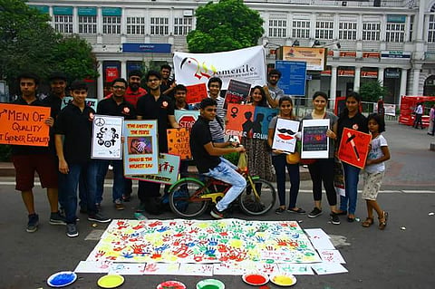 Harshit’s  grew up and he started Womenite with an objective to transform our male-dominant and patriarchal society