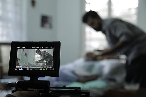 A still from the film Orukkam by Sankar Gangadharan