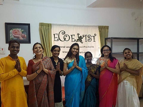 Green Warriors: The eCoexist team along with Founder Manish Gutmen and  Lolita Gupta