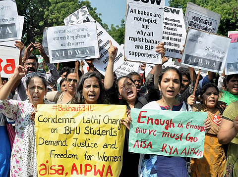 The students were celebrating the first anniversary of students' protest last year