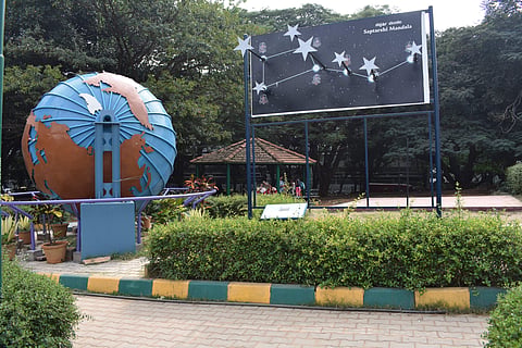 A huge globe that attracts attention from kids to adults (Pic: Rashmi Patil)