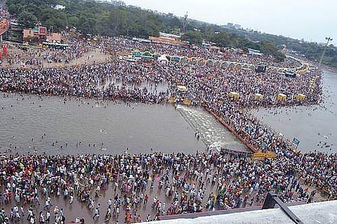 Schoolchildren impressed with preparation being done for devotees at this year's Kumbh Mela