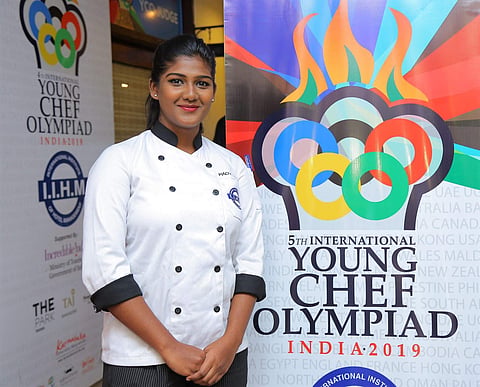 Madhumitha K P represented India in this year's Young Chef Olympiad (Pic: Madhumith K P)