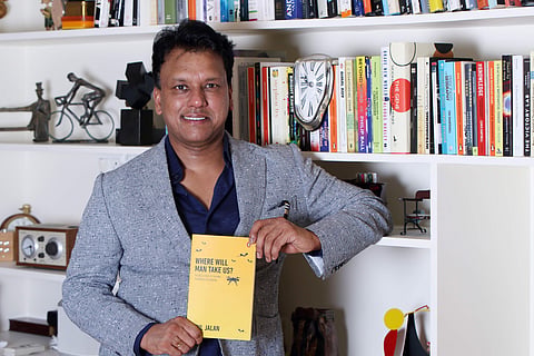 Atul Jalan with his debut book (Pic: Atul Jalan)