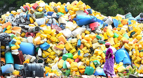 Plastic is a menace