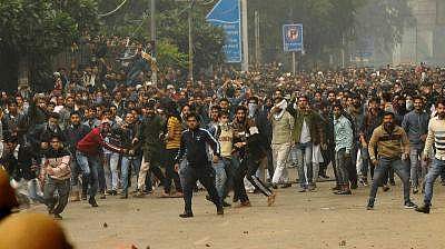 Jamia Milllia students' protest (PTI)