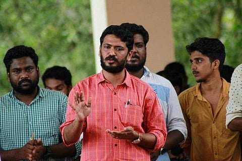 VP Sanu is fighting the polls from Malappuram
