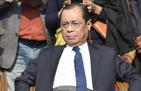 Confirming that several sitting judges had received the letter, Supreme Court Secretary General Sanjeev Sudhakar Kalgaonkar said all her allegations against the CJI are malafide (Pic: TNIE)