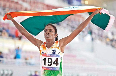 Gomathi's house measures just 150 sq ft and does have space to showcase the hundreds of medals and trophies she had won since childhood  (Pic: PTI)