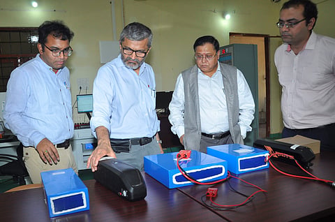 Professors from ITT Hyderabad designed four electric vehicles that will circuit places powered by lithium batteries