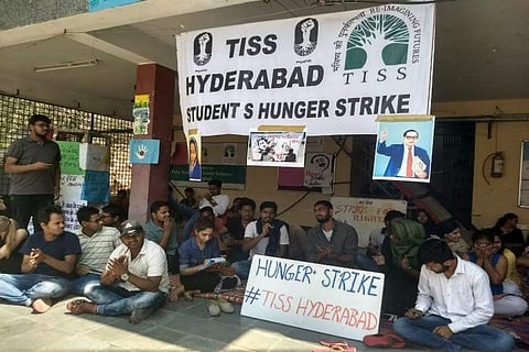 The hearing of the petitions filed by the students of TISS Hyderabad was held today