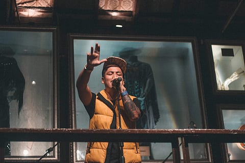 Rapper Big Deal at the event | (Pic: Ansuman Mohapatra)