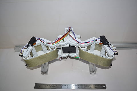 Graspman, the multimodal robotic system created by IIT Madras