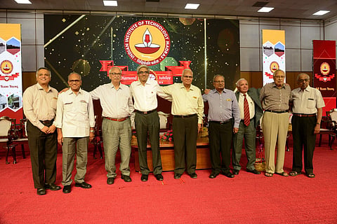 The Director of IIT Madras and other distinguished guests at the Diamond Jubilee celebration (Pic: IITM)