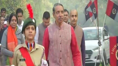 VC Mamidala Jagadesh Kumar at the R-Day celebrations (Pic: ANI)