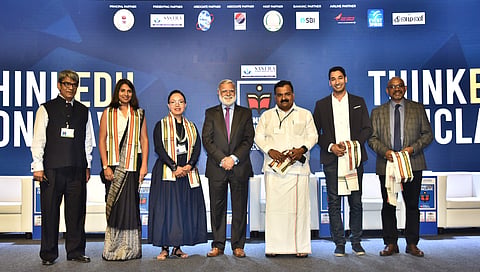 The panellists with TNIE's Editorial Director Prabhu Chawla