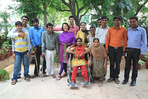 Y4J founder with happily employed alumni | (Pic: YRJ)