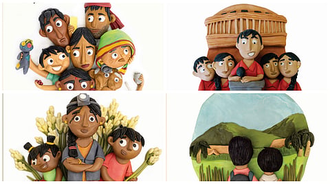 Clockwise from top left: The cover art of No Ticket, Will Travel, House of Uncommons, Coming Home and No Nonsense Nandhini  | Pic: Karadi Tales/Edexlive