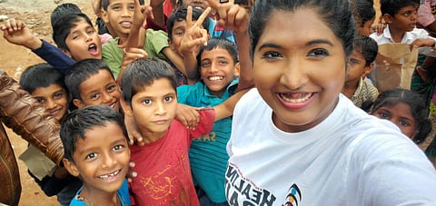 Rachel with kids | (Pic: Healing Train Foundation)