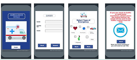 This is how the Brinda's app looks like