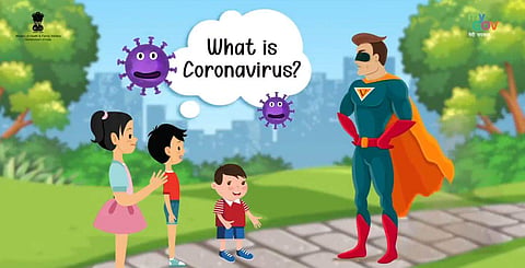 Vaayu explains what is COronavirus (Pic: Screengrab/Twitter)