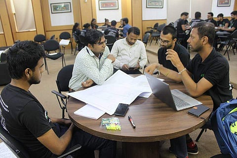 Rakesh at NLU | (Pic: Rakesh Kumar Gupta)