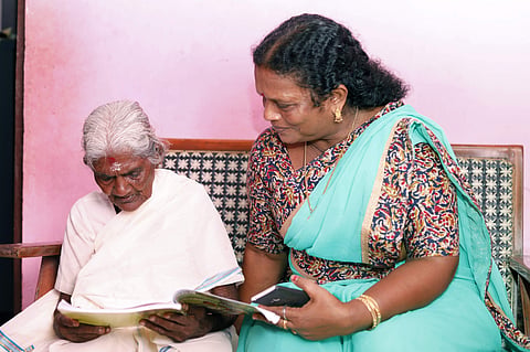 Karthiyani Amma is an equivalency learner from Alappuzha