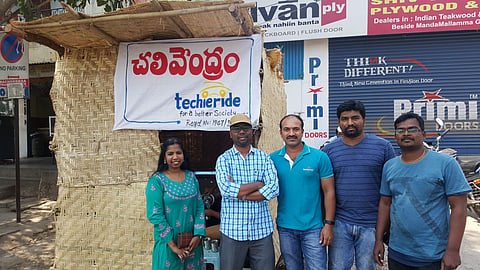 At a watercamp | (Pic: Techieride)