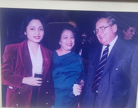 Anupama Banerji and Shakuntala Devi (Pics: Anupama Banerji)