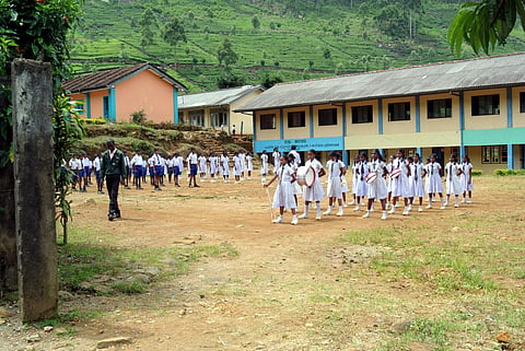 A school in Sri Lanka