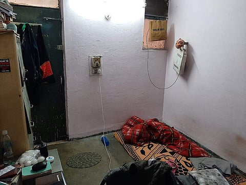 Balaji's  room in Periyar Hostel