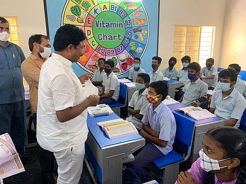 Adimulapu Suresh, Education Minister (picture: Twitter)