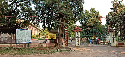 The campus remained out of bounds for the students on these three days (Pic:Prajanma Das/Edexlive)