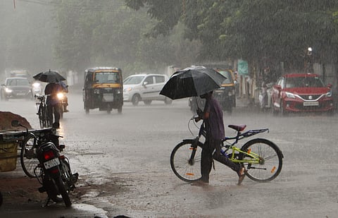 Heavy rain in Madurai (Pic: Express)
