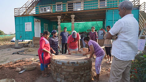 At work at the farm | (Pic: Oorna Permaculture Farm)