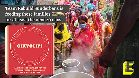 The team is now working with a local NGO, Sandhi, to feed the people of the region (Pic: EdexLive)