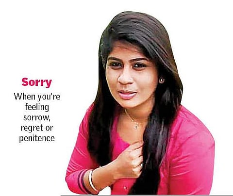 Sorry in Indian Sign Language (Pic: Albin Mathew/ EdexLive)